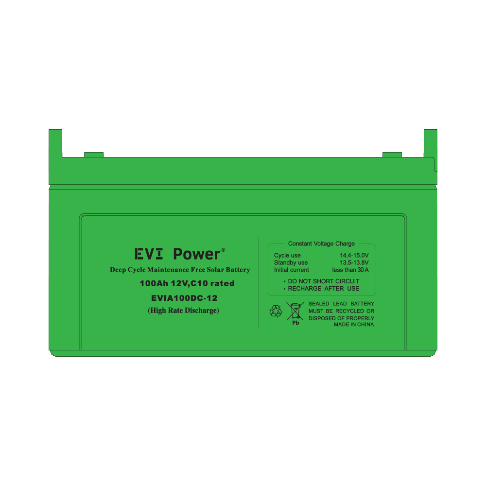 100Ah Deep Cycle Solar Battery